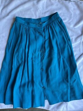 Vintage Saint Laurent Button-Front Women’s Skirt